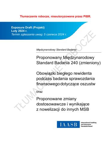 Exposure Draft Proposed ISA 240 (Revised)_pl_draft translation_Secure.pdf