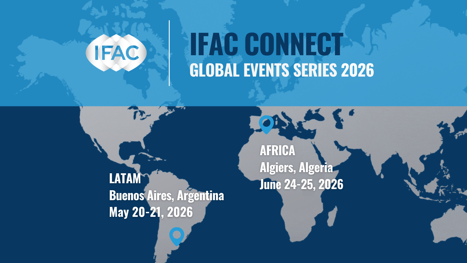 IFAC Connect Calendar Map 2026