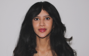 woman smiling