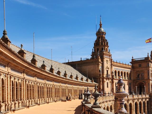 Plaza de Espana in Seville Spain