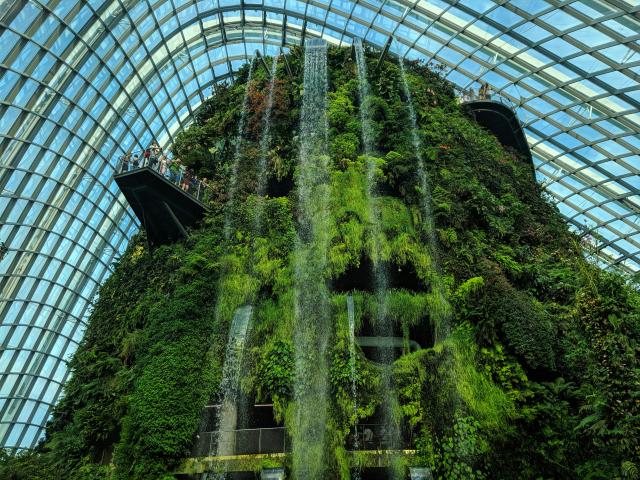 Singapore waterfall