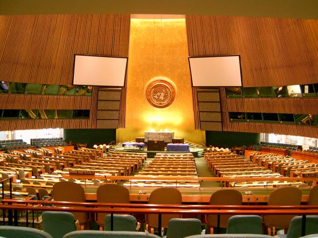 UN General Assembly room