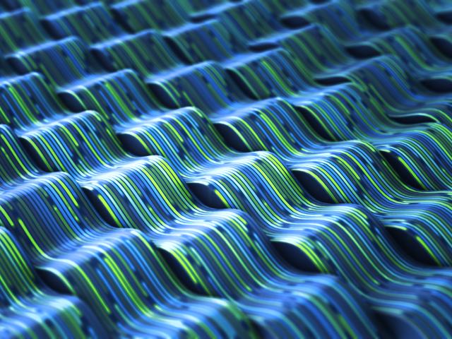 Flowing abstract graphic