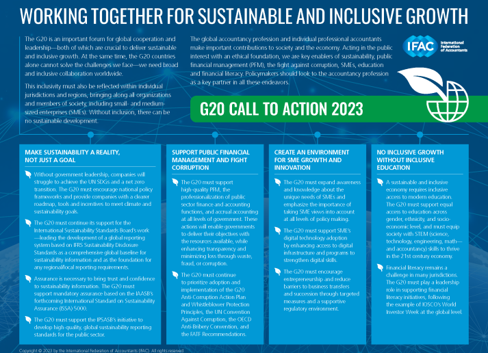 IFAC G20 Call to Action 2023