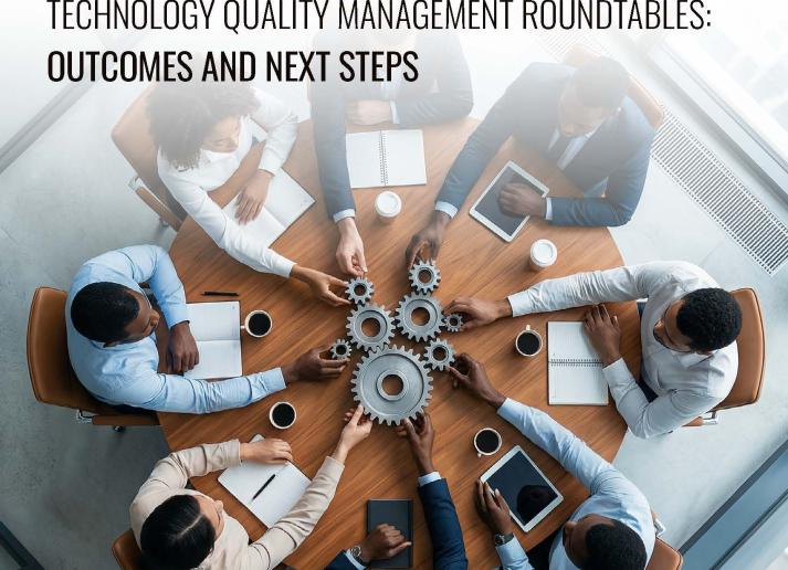 Cover of IAASB's Technology Quality Management Roundtables Outcomes and Next Steps
