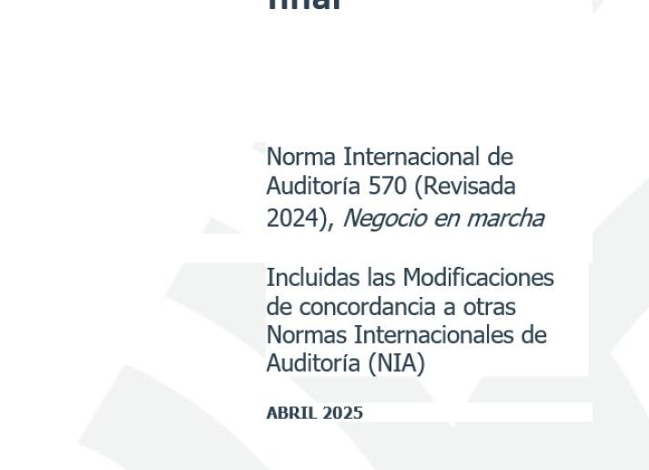 Cover Page - ISA 570 Going Concern