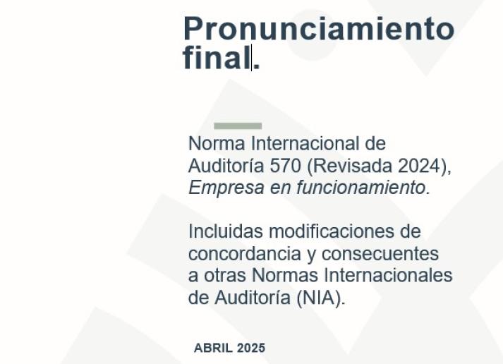 Final Pronoucement for ISA 570 (Revised 2024) (final)