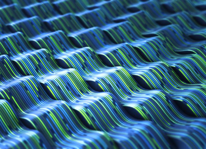 Flowing abstract graphic