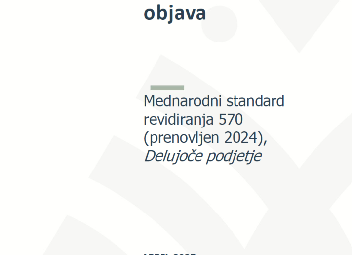 MSR 570 (prenovljen 2024): Delujoče podjetje
