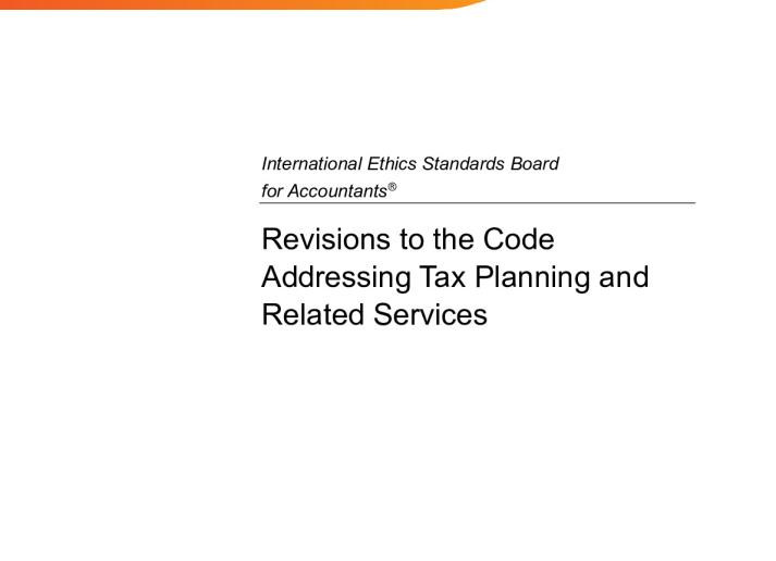 Basis for Conclusions - Tax Planning and Related Services.pdf