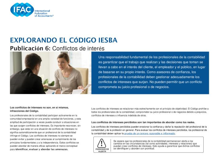 Exploring the IESBA Code_Installment 6_Conflicts of Interest_ES_Secure.pdf