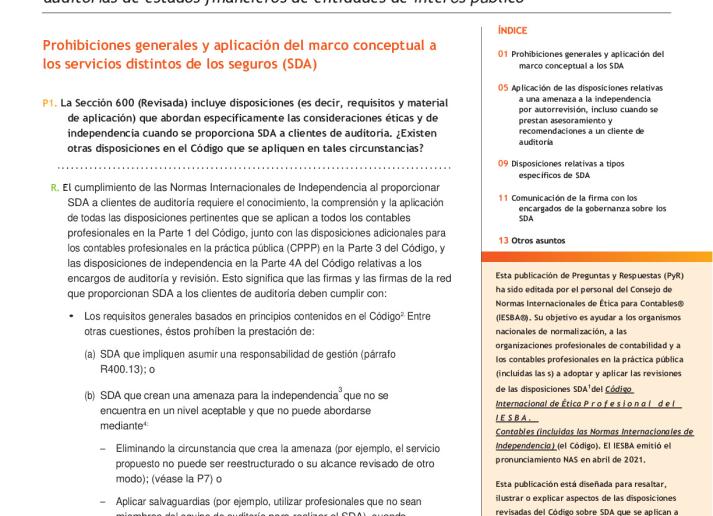 FINAL - IESBA Non-Assurance Services Staff Question and Answers (español)-locked.pdf