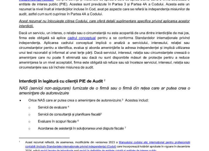 IESBA High Level Summary of Prohibitions_RO_Secure.pdf