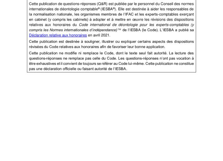 IESBA_Staff Q&A_Revised Fee-related Provisions of the Code_locked.pdf