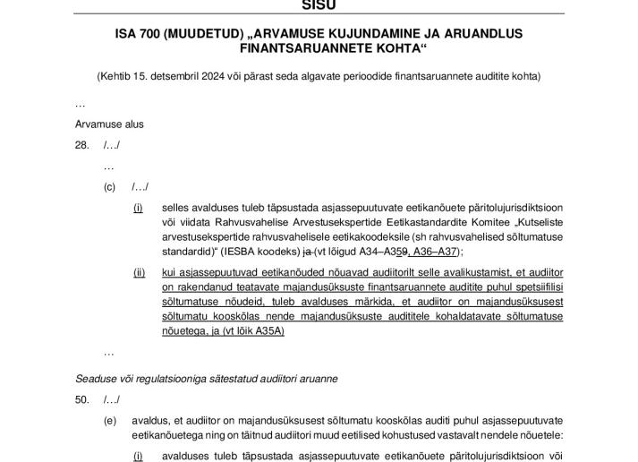 Narrow Scope Amendments_ISA 700 (R) and ISA 260 (R)_Estonian_Secure.pdf
