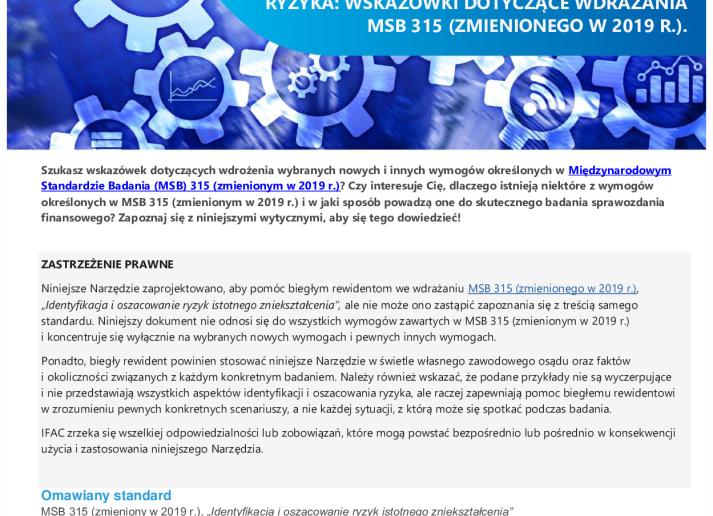Risk Identification and Assessment Process_Tips_ISA 315R 2019_Polish_Secure.pdf