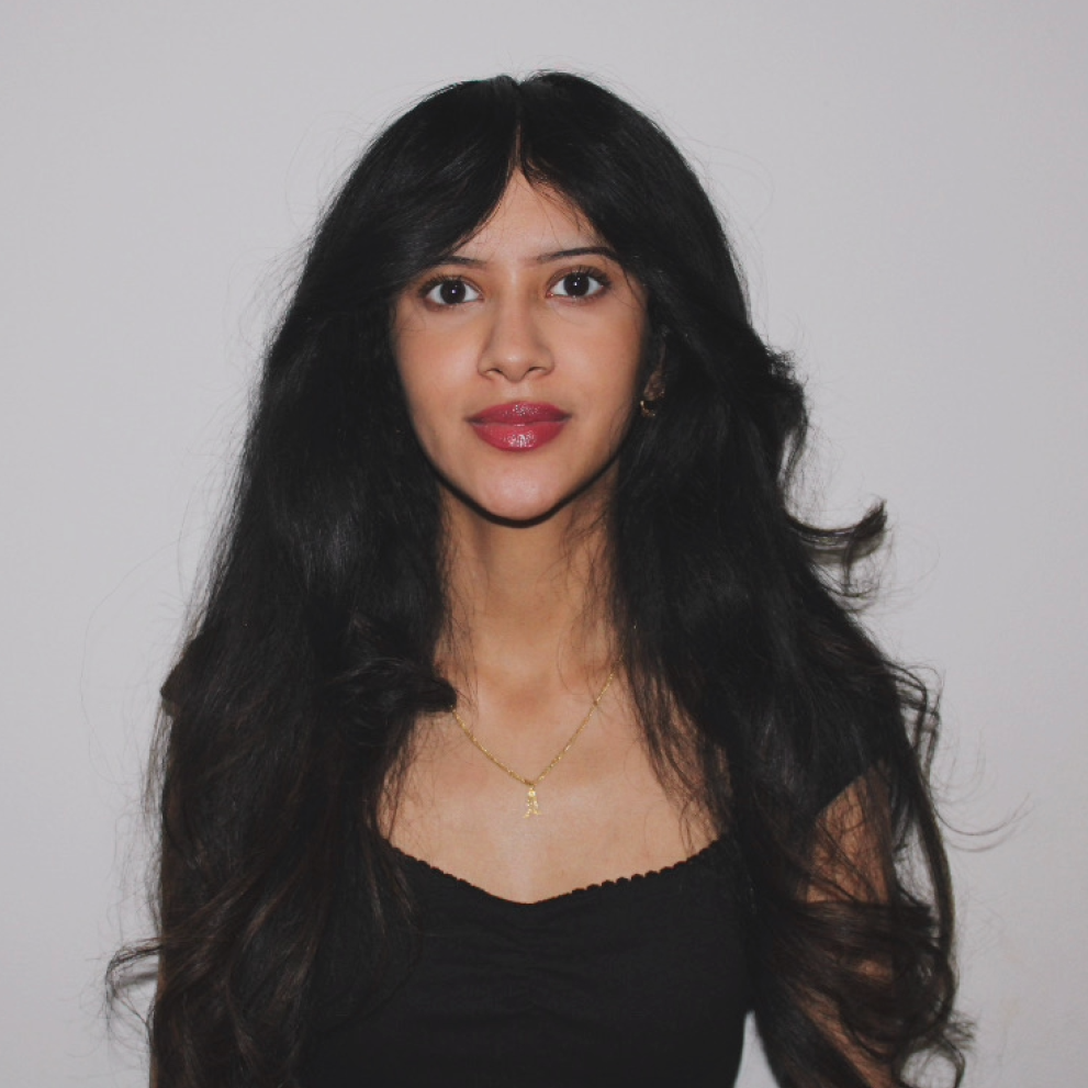 Woman smiling