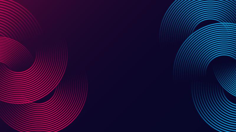 Red and blue discs on dark background (wide)