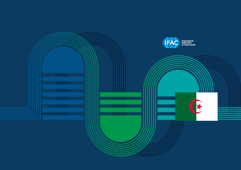 Algeria flag on PAO Planning Toolkit background