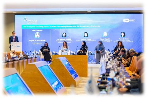 Panel on women in the profession at IFAC Connect MENA 2025