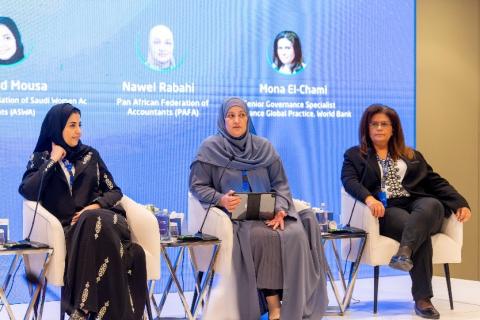 Nawel Rabahi speaking at Connect MENA 2025